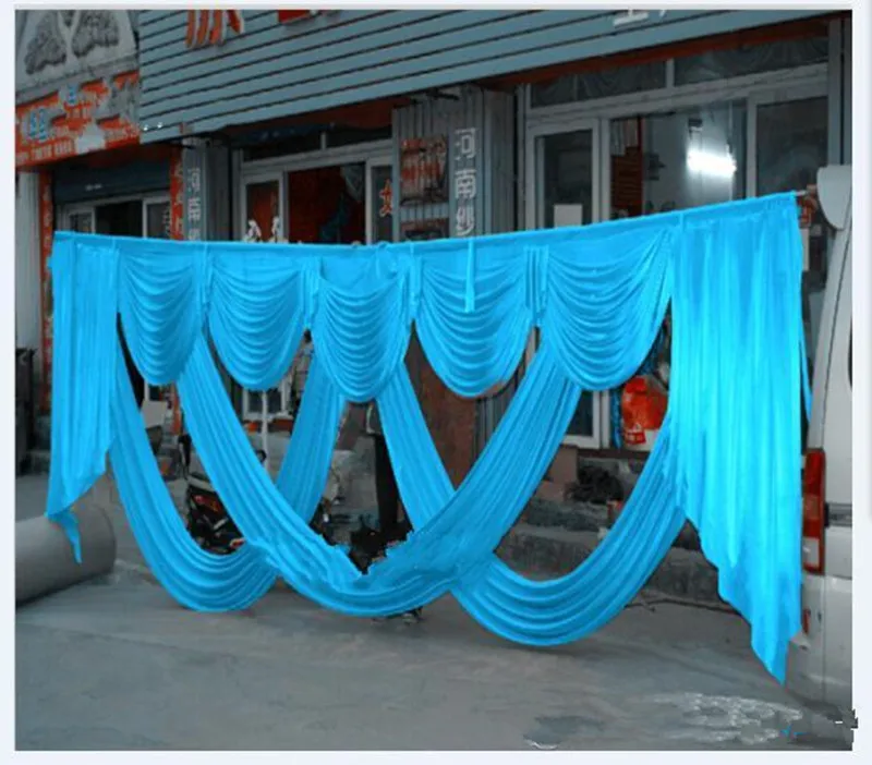 New Arrival Fashion 3 X 6 m Wedding Backdrop Centerpiece Swags Party Curtain Celebration Stage Backdrop Drapes Decoration Suppli