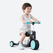 Children Three wheel Balance Bike Scooter Baby Walker 2-6 Years 5 In 1 Multi-function Tricycle Ride Car Toy new children three wheel balance car scooter foldable no foot pedal child swing car twist car baby walker tricycle riding toys