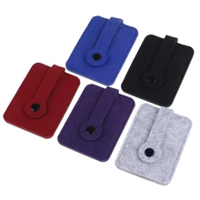 Горячий мужской женский шерстяной войлок брелок Карманный автомобильный портмоне для ключей Органайзер сумка-чехол