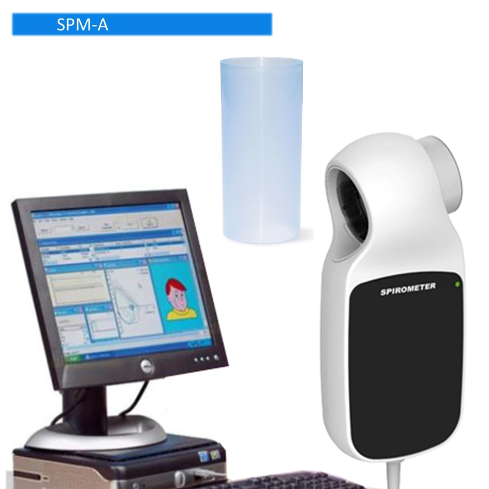 Spiromètre numérique de respiration respiratoire de spiromètre numérique FR
