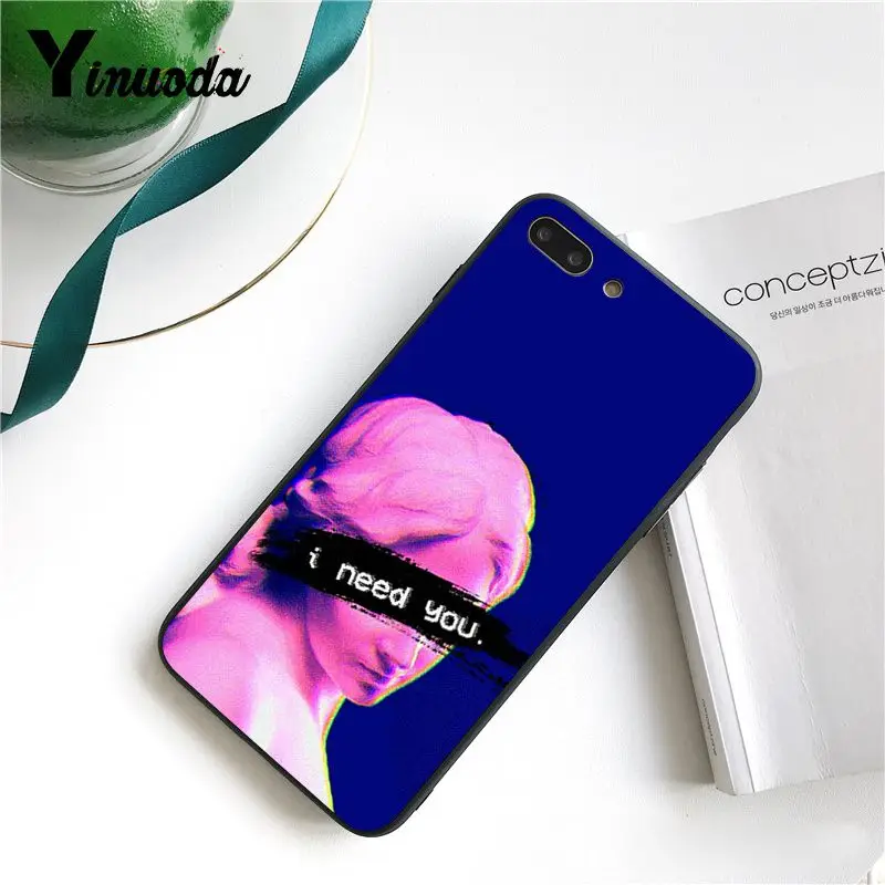 Art Statue Vintage Painted David Watercolor