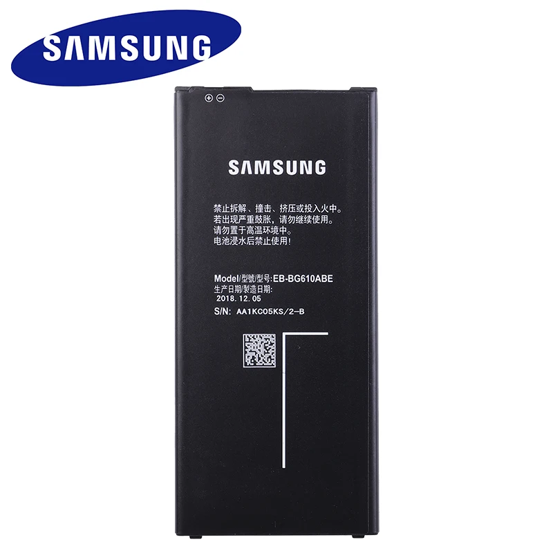 Запасной аккумулятор samsung EB-BG610ABE для samsung GALAXY ON7 G6100 Edition J7 Prime 3300 аккумулятор для телефона, мАч