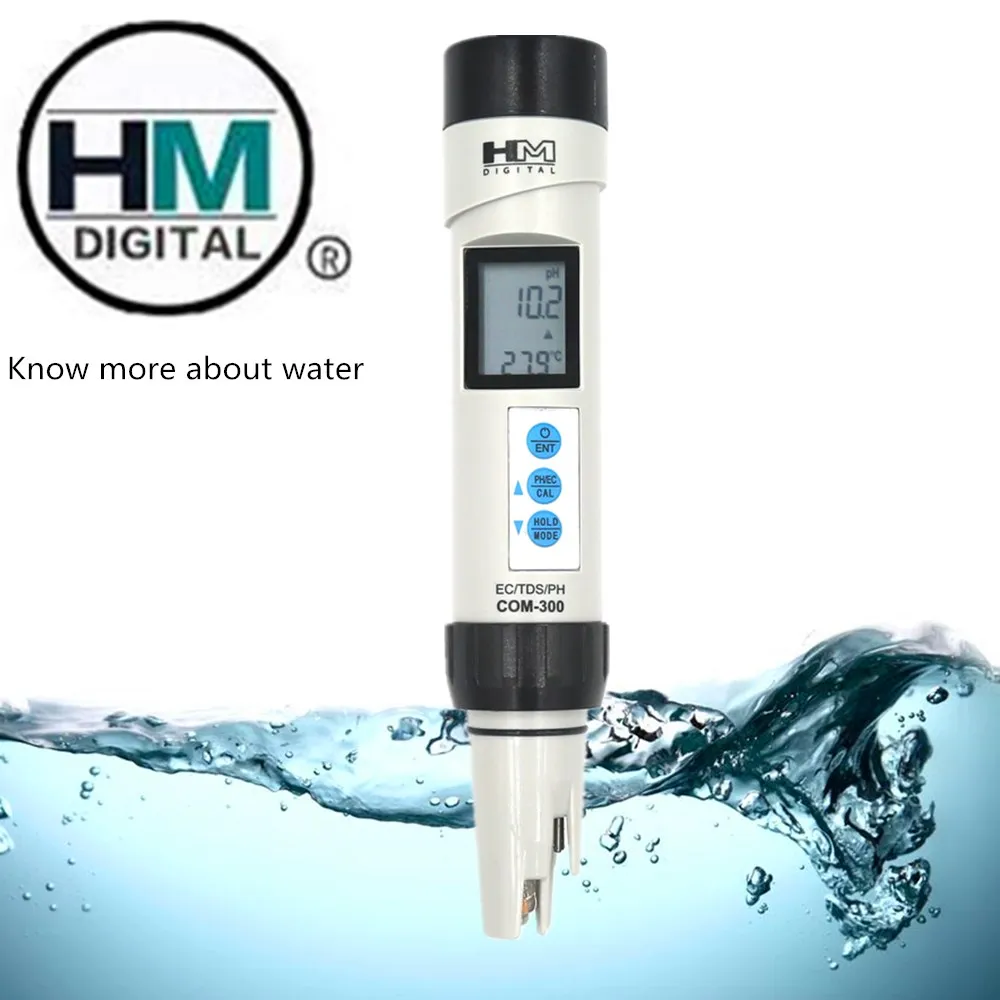 GuDoQi Calidad del Agua Probador de Medidor PH TDS Probador 4-en-1 Tes –  BOOSTBOXBE