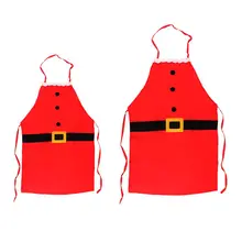 Рождественские фартуки для взрослых, Детские Водонепроницаемые нагрудники, подарок для приготовления выпечки, семейные вечерние праздничные украшения