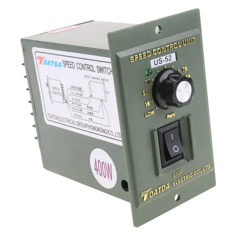 400 Вт AC 220 В 50/60 Гц двигатель Spee50/60 регулятор скорости двигателя Регулятор Pinpoint