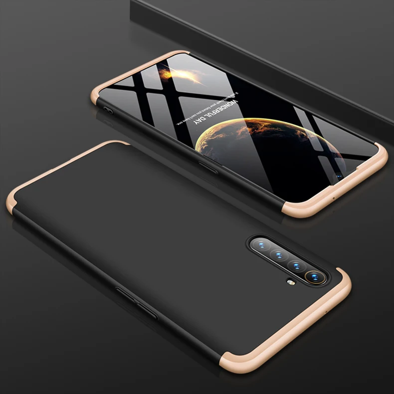 OPPO Realme X2 XT чехол для телефона 3-в-1 Матовый PC жесткий защитный чехол-накладка на заднюю панель для OPPO Realme X2 XT K5 жесткий защитный противоударный чехол-броня корпус Coque
