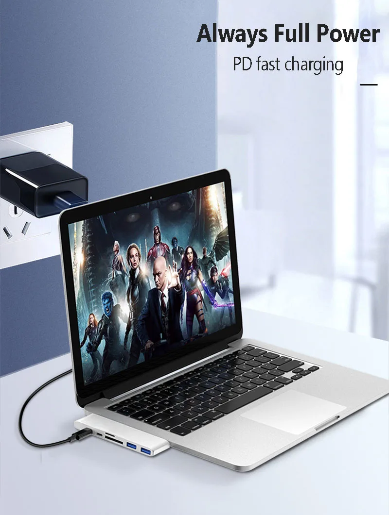 Reilim Thunderbolt 3 адаптер usb type C к USB 3,0 концентратор PD конвертер TF CF карта для MacBook samsung S9 huawei p20 pro USB-C концентратор