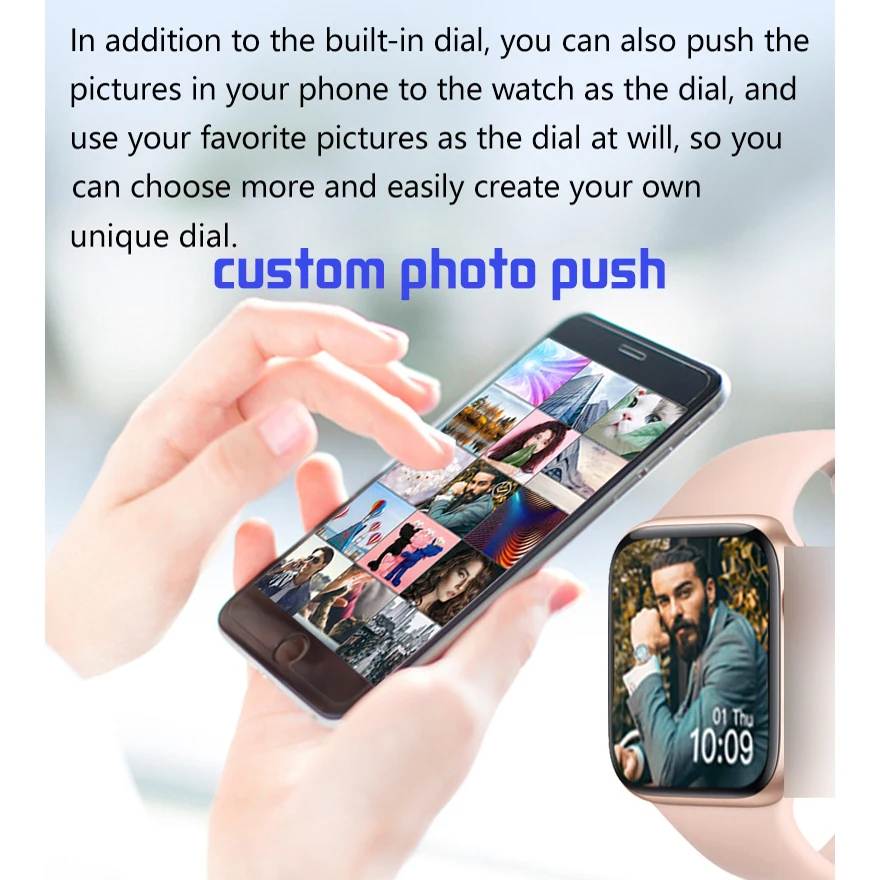 X8 VIP Smartwatch 2021 Original Men Women Bluetooth Call Full Touch Heart Rate Monitor Waterproof Sport Smart Watch 44mm