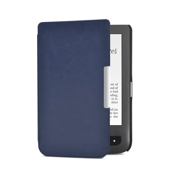 Чехол-книжка из ПУ кожи для pocketbook 614/624/626 plus для pocketbook touch lux 3 e-reader, чехол для электронной книги+ Бесплатный подарок - Цвет: PB624 FM DBU