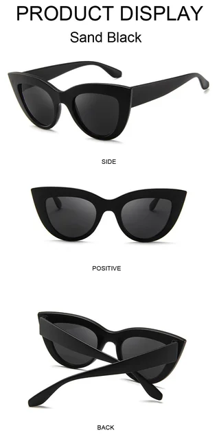 Gafas de sol de ojo de gato Vintage para mujer, gafas de moda de moda para  mujer, gafas de sol de diseño de marca de lujo, gafas de sol para mujer 