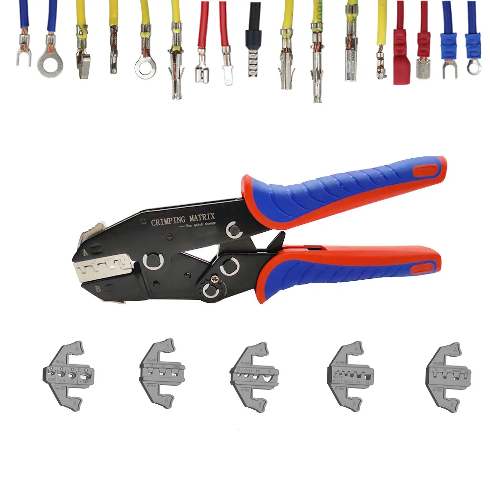 

Wire Crimping Electrical Multitool Pliers Crimper Electric Hand Tools Set Professional End Ferrule Ring Terminal Mechanic Tool