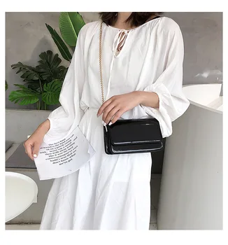 

Designer Messenger Bags celebrity little black bag for woman lap ins chain oblique satchel fashion single shoulder bag