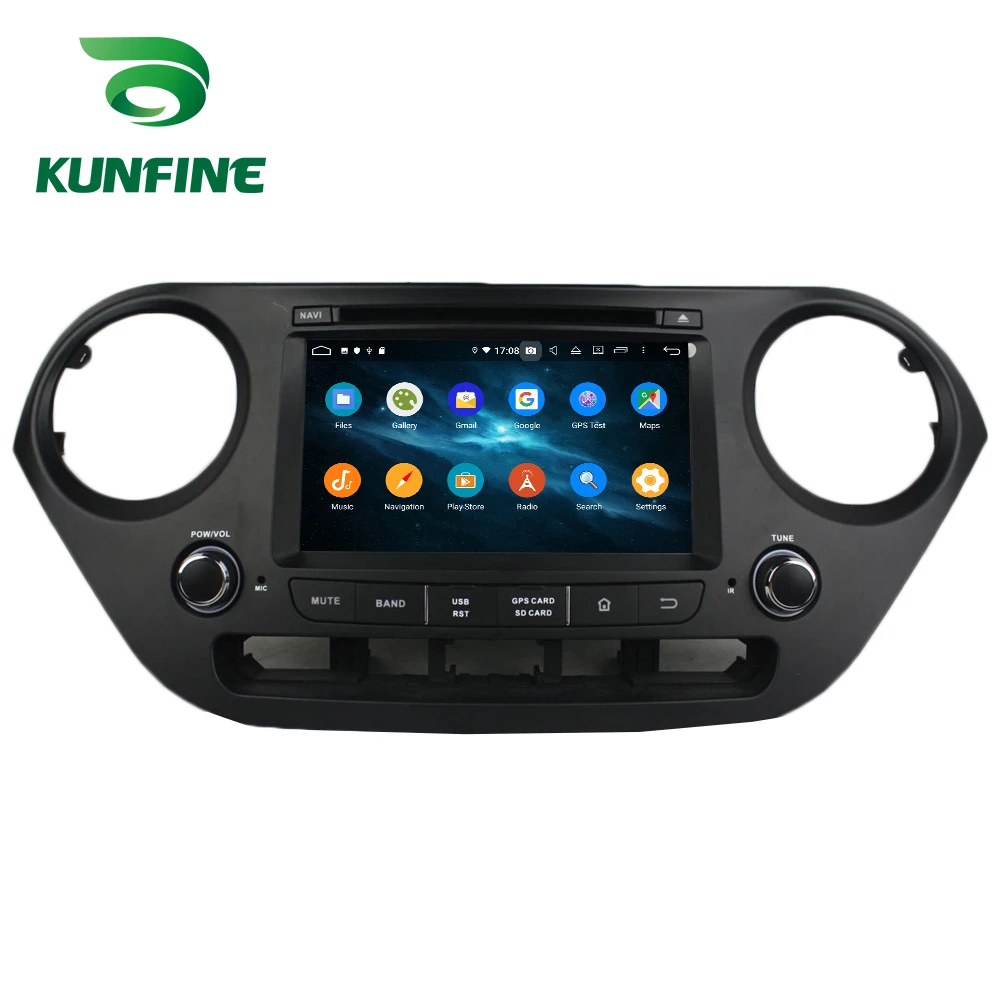 Excellent Android 9.0 Octa Core 4GB RAM 64GB Rom Car DVD GPS Multimedia Player Car Stereo for HYUNDAI I10 2014 2015 Radio Headunit 3G 4