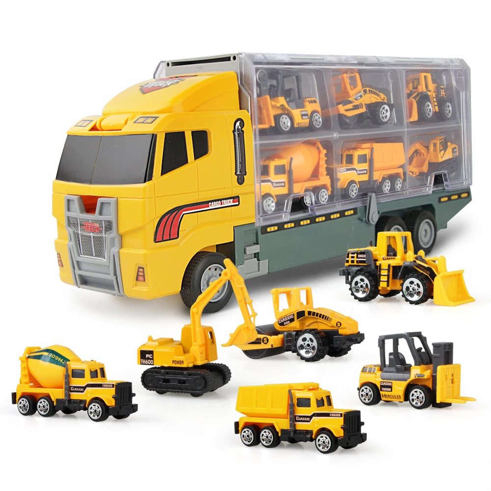7pcs Set Mini Diecast Car Big Truck 6pcs Mini Vehicles Classic Simulation Carrier Engineering Truck Models Toy For Kid Boys Diecasts Toy Vehicles Aliexpress 7pcs Set Mini Diecast Car Big Truck 6pcs Mini Vehicles Classic Simulation Carrier Engineering Truck Models Toy For Kid Boys Diecasts Toy Vehicles Aliexpress