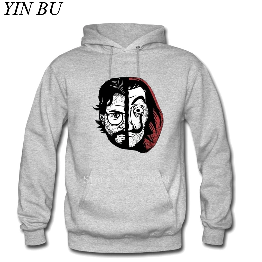 Новые мужские толстовки с капюшоном La Casa De Papel Money Heist House Of paper толстовка для