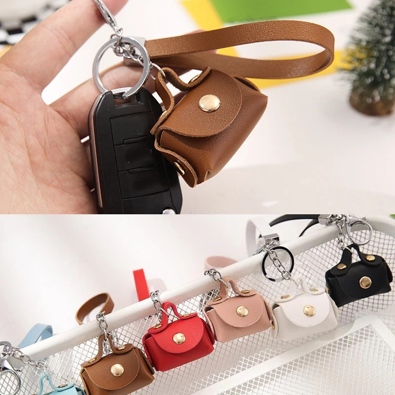 Keychain Wallet Bags Pouch Earphone-Box Storage-Bag Coin Purses Small Girls Mini Womens