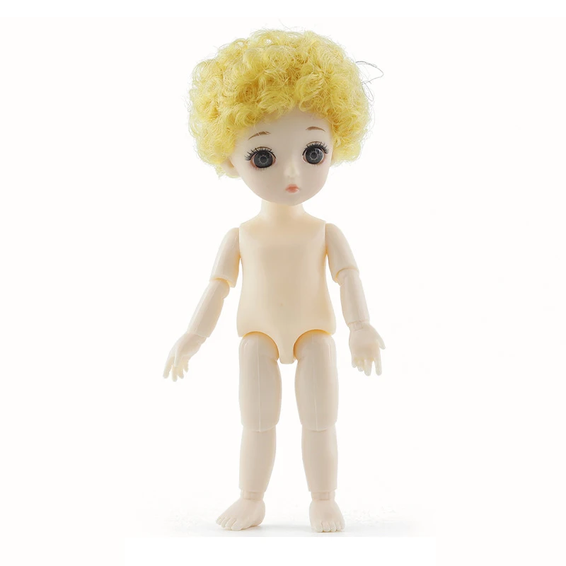 Новые 13 подвижные шарнирные куклы игрушки мини 16 см BJD Кукла-мальчик для маленькой девочки голый обнаженный тело модные куклы игрушки для девочек подарок