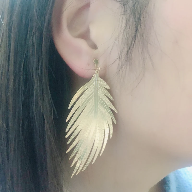 Новые модные женские серьги-клипсы в богемном стиле акриловые Винтажные серьги