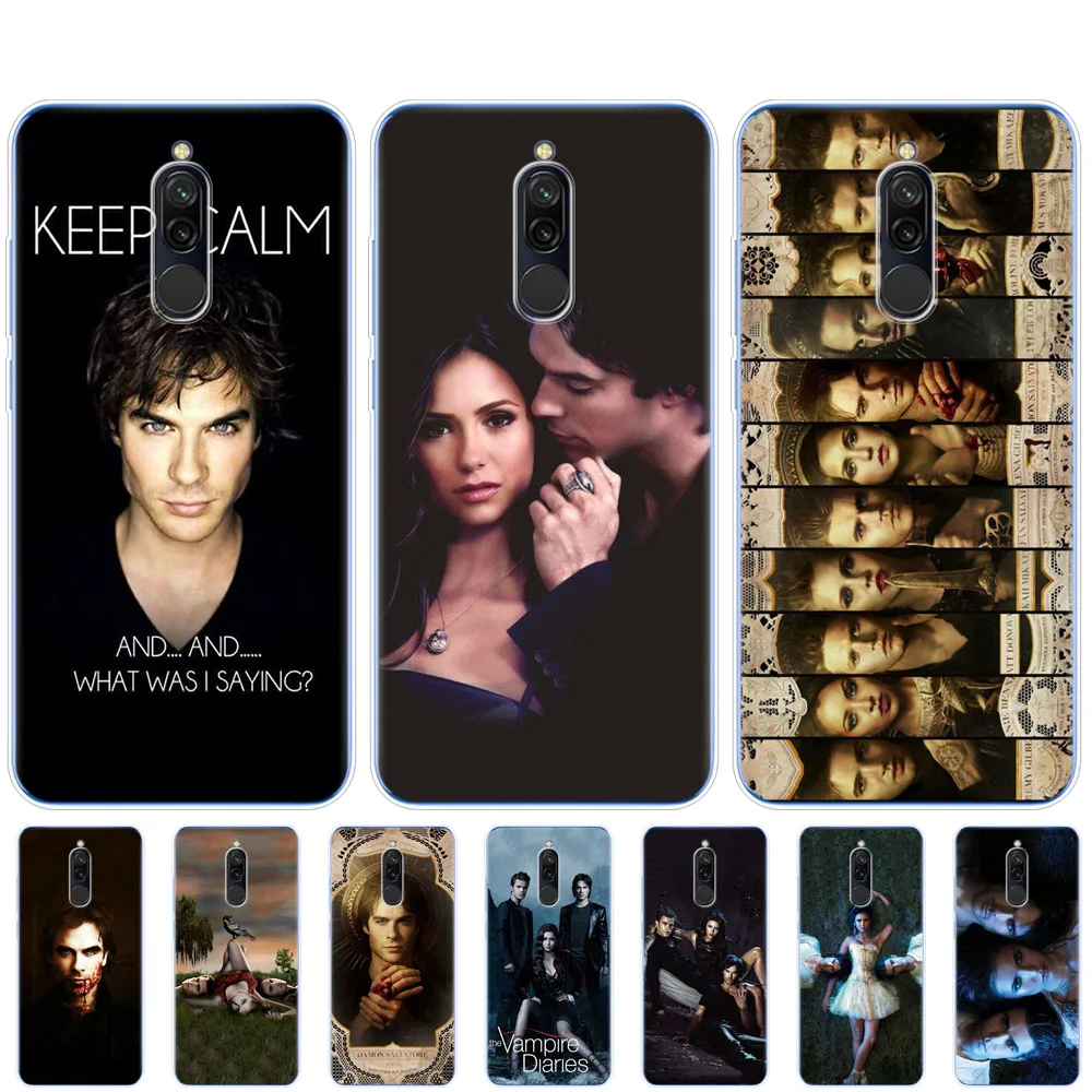 Custodia Per Redmi 8A 8 Case Redmi Note 8 9 Pro 8T 9S Custodia Per Xiaomi Mi Note 10 Pro 9 Lite Poco F2 Pro Case The Vampire Diaries
