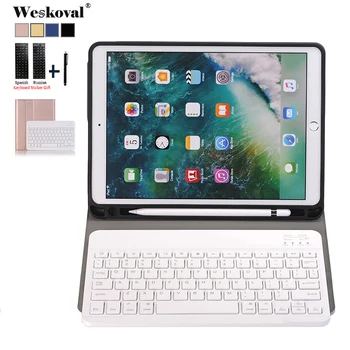 

Detachable Keyboard Case For iPad 10.2 2019 Pen Holder WiFi Bluetooth Keyboard Leather Cover For iPad 10.2 inch 2019 Funda
