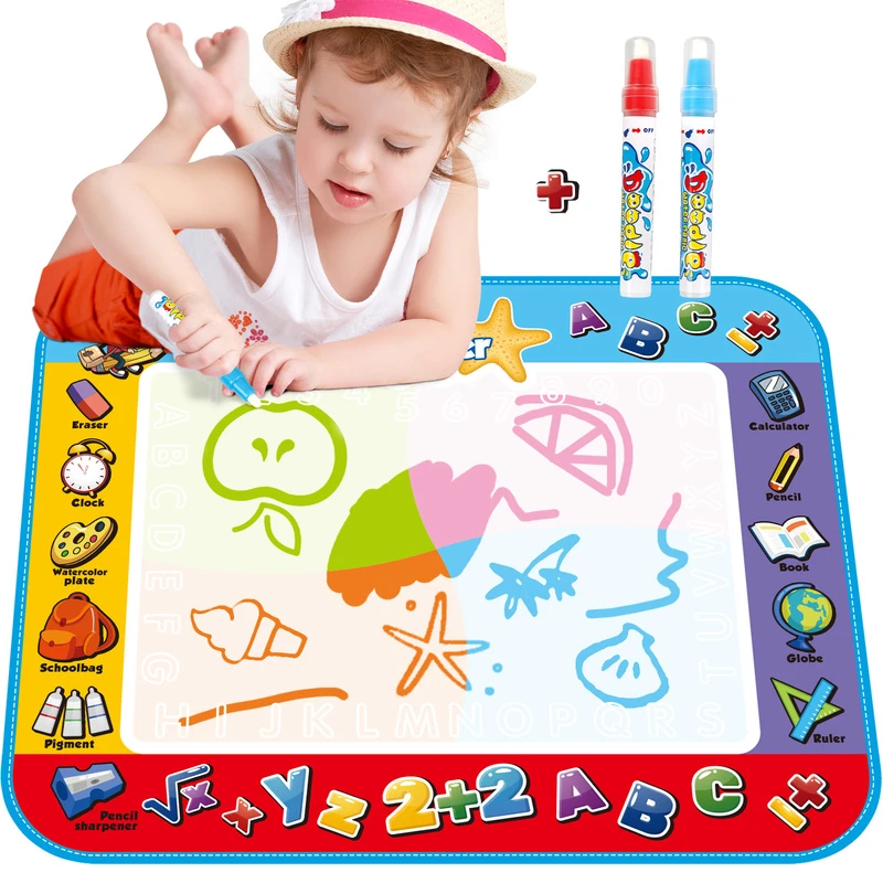 aqua doodle drawing mat & magic pen