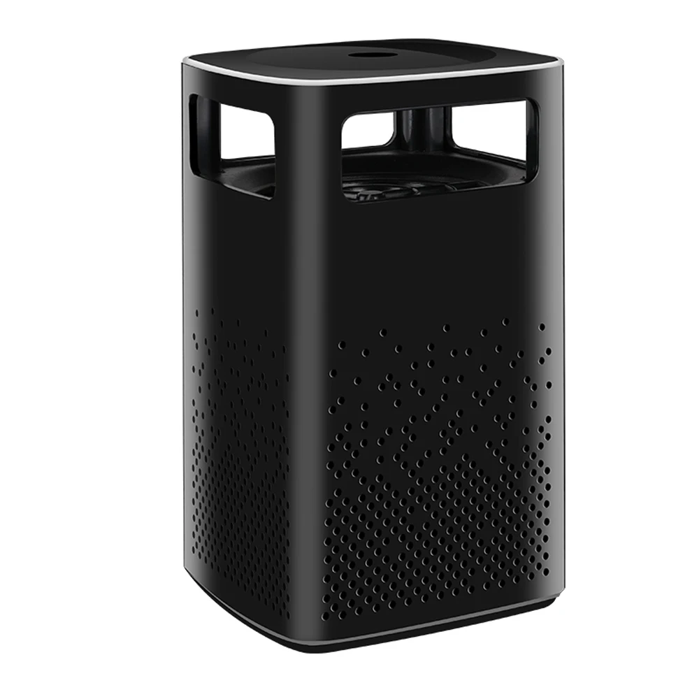Бытовые лампы от комаров, USB Электрический светильник от комаров, бесшумный домашний светодиодный светильник-ловушка для насекомых Zapper Trap, светильник без излучения - Цвет: Черный