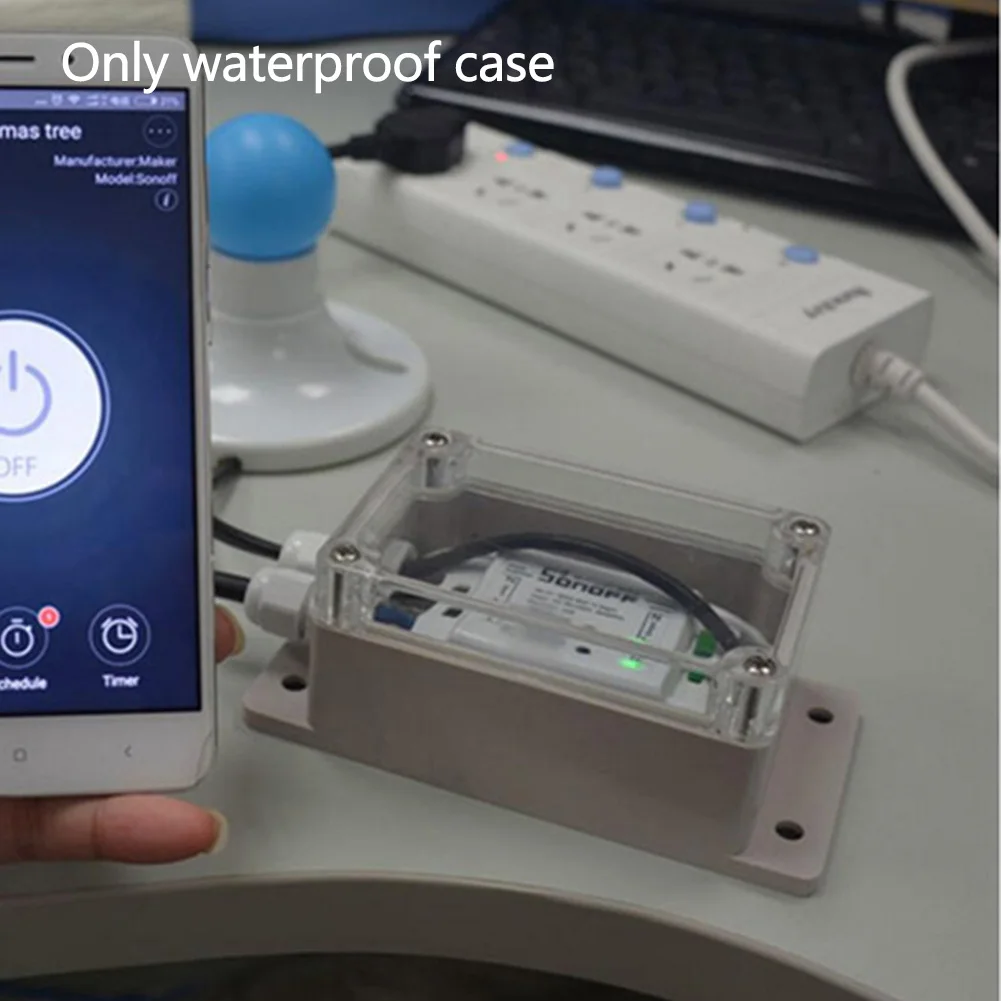 Распределительная коробка Корпус корпус умного дома IP66 Водонепроницаемый для провод освещения разъем практичный кабель чехол инструмент Беспроводной переключатель