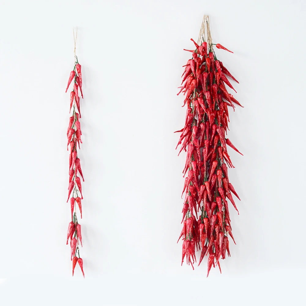 Artificial Chili Simulation Food Vegetables Foam Red Pepper Vegetables For Home Restaurant Kitchen Garden Art Decoration