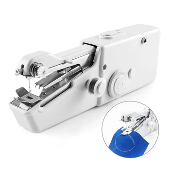 

For Vip Mini Portable Handheld Sewing Machine Stitch Sewing Hand Cordless Clothing Fabrics Electric Sewing Machine Stitch