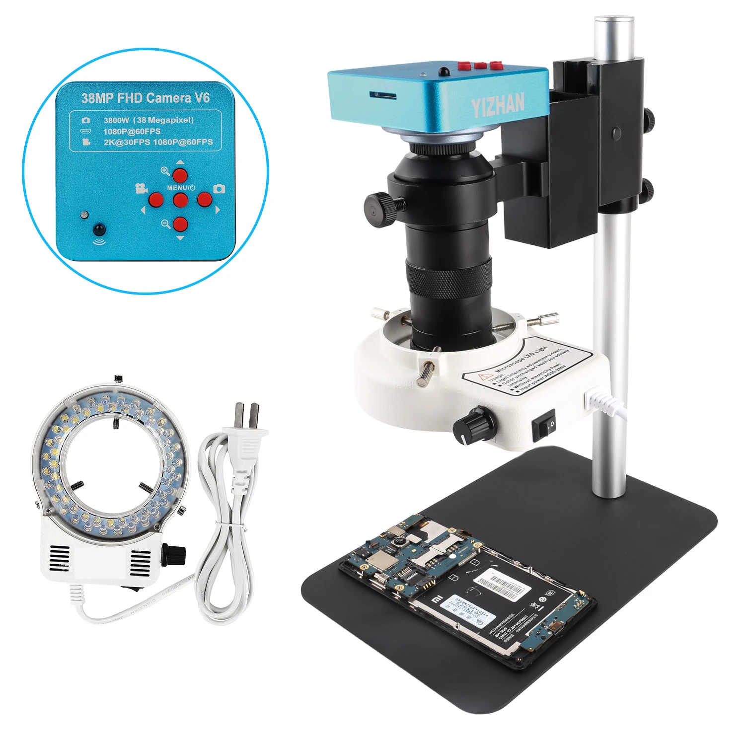 1080P HDMI USB Digital Industry Video Microscope Camera 38MP Industry Camera 110-240V C-Mount Electronic Industry Microscope Camera 1080P HDMI USB Digital Industry Video Microscope Camera 38MP Industry Camera 110-240V C-Mount Electronic Industry Microscope Camera