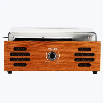 

Bluetooth 3-Speed Stereo Turntable Phono LP Vinyl Record Player with Remote Control Built-in USB/SD Player FM Radio and Speakers