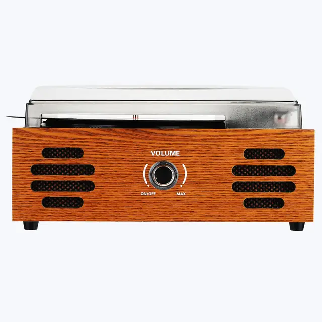 Bluetooth 3 Speed Stereo Turntable Phono Lp Vinyl Record Player