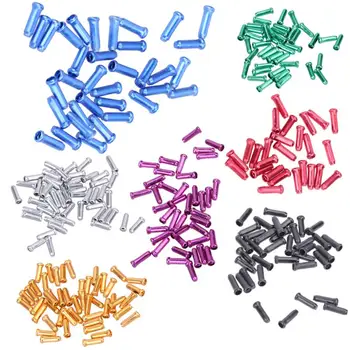 

50pcs Aluminum Bike Bicycle Brake Shifter Inner Cable Tips Wire End Cap