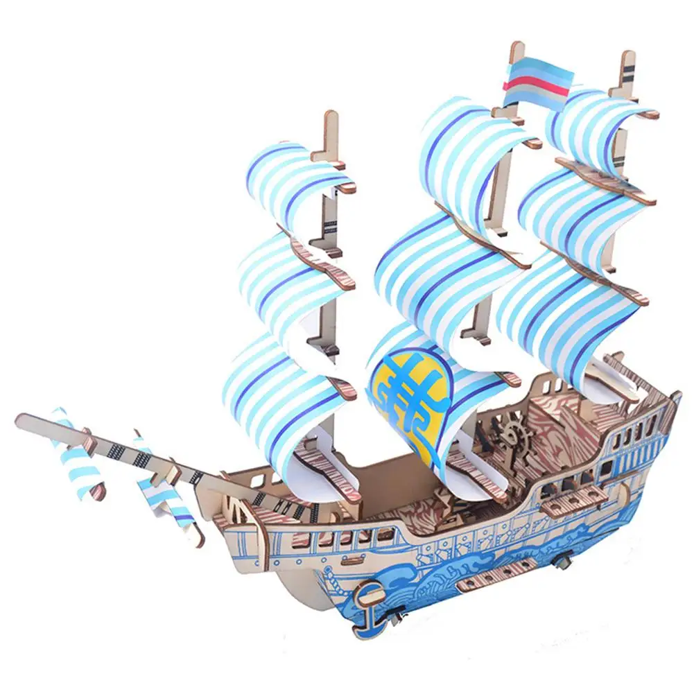 DIY 3D деревянная модель парусника, строительные наборы, сборные игрушки, хобби, подарок для детей и взрослых, сборные игрушки, художественные украшения, модельный комплект