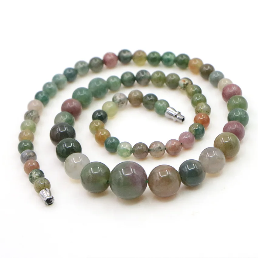 Natural stone agate beaded necklace women in Choker necklaces (5)
