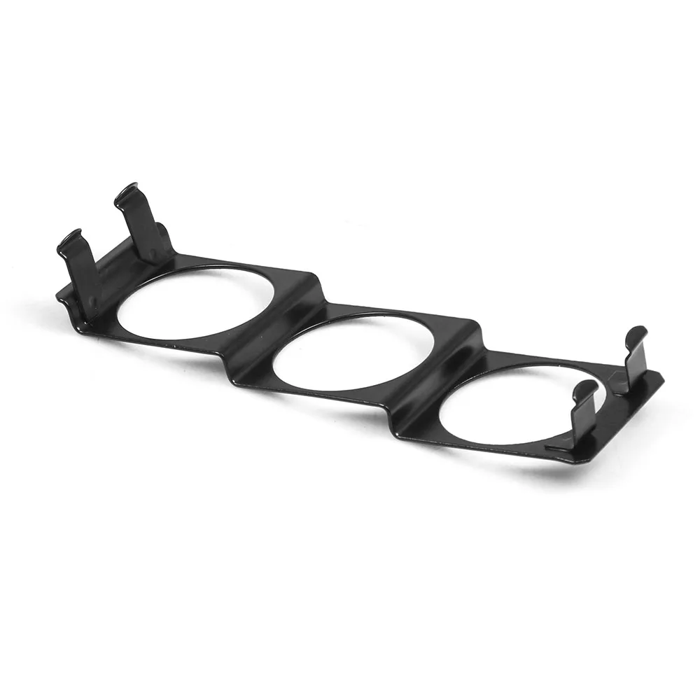 Car Meters Holder Universal 52mm Tripe 3 Gauge Meter Radio Din in Dash Panel Pod Black 2inch BX102259-BK