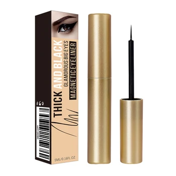 

1 Pcs Magnetic Liquid Eyeliner Pencil Durable Waterproof Eyeliner Fast Drying Easy To Wear Liquid Eyeliner TSLM1