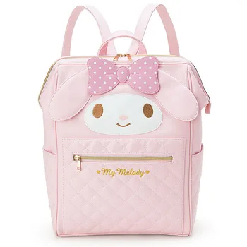 

LISM Melody Anime Fashion Anime PU Backpacks Soft Leather School Backpack Casual Bags Travel Knapsack Unisex New