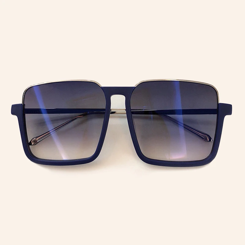 No5 Sunglasses Ретро Квадратные Солнцезащитные очки для женщин, классические брендовые дизайнерские солнцезащитные очки больших размеров, женские зеркальные очки с защитой от УФ 400 - Цвет линз: No5 Sunglasses