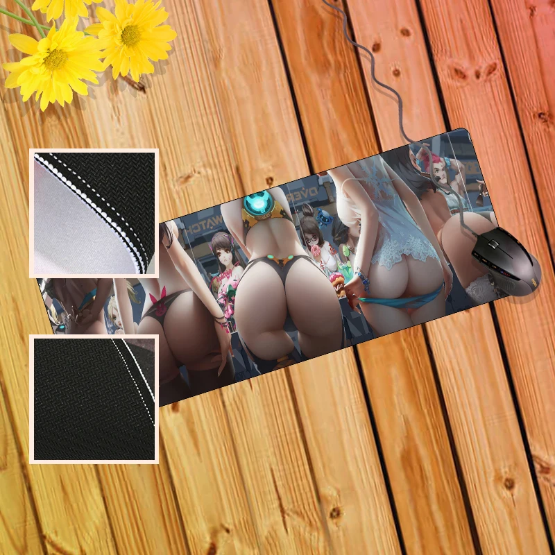 

FFFAS Large Game Gaming Gamers Mouse Pad Mat Goddess Cute Girl Bar Desk Table Mousepad Office Many Size Rubber Rug Decoration