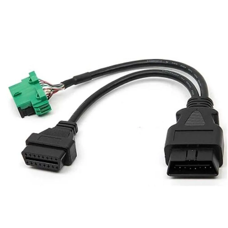 Зеленый OBD 16Pin OBD2 удлинитель для автомобиля OBD OBDII OBD2 16 Pin общий интерфейс удлинитель Кабель