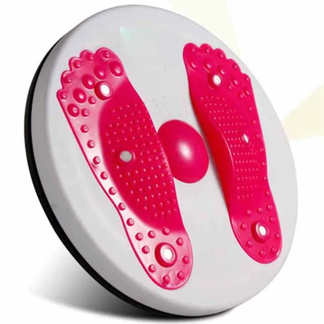Вращающийся диск для талии Магнитная пластина Спортивная доска для фитнеса похудение упражнения на ногах растяжение тела формирование тренировки - Цвет: Красный