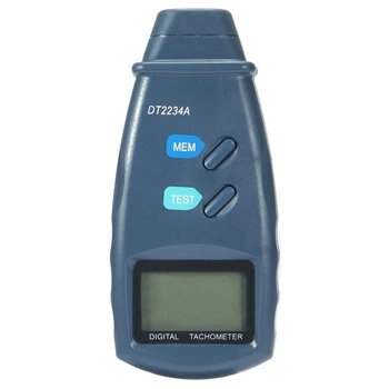 

RPM Tachometer Photo Non Contact Rotation Meter - 2.5 to 99999 Photoelectric DT2234A