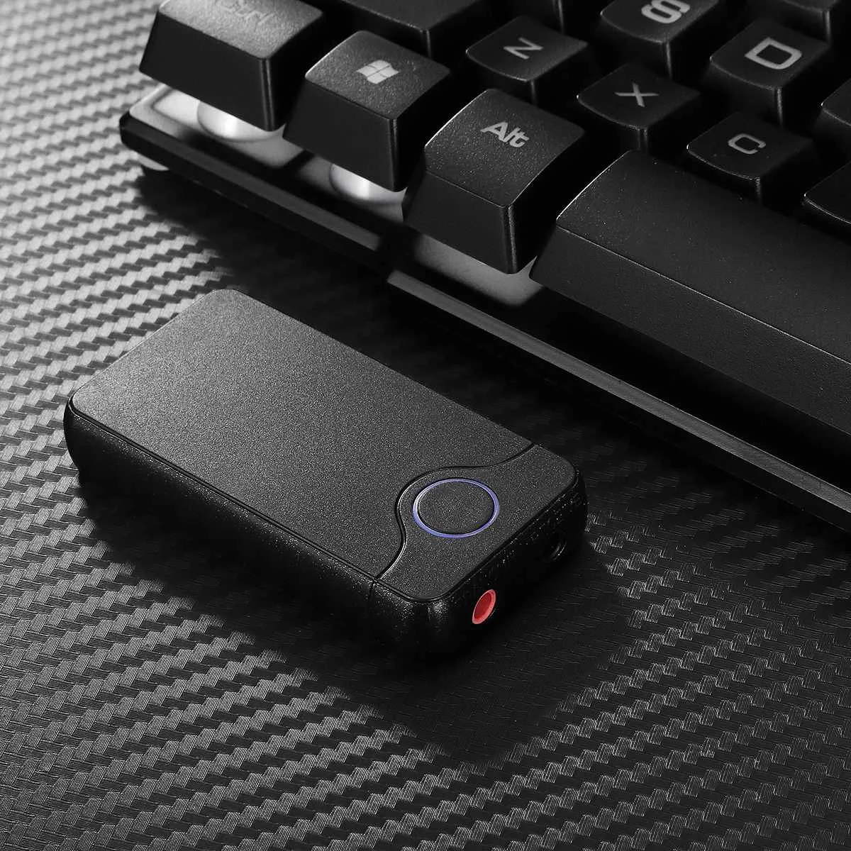 Wireless bluetooth V4.2 2-in-1 Audio Receiver Built-in AEC Noise Cancellation Enhanced Audio Processor Supports Stereo Audio