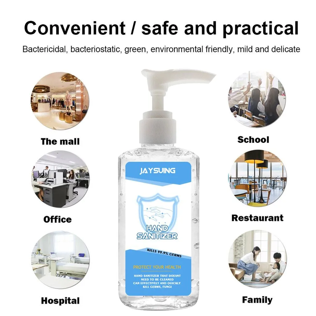 Portable Antibacterial Hand Sanitizer Disposable Disinfectant Gel 75% Bacteriostatic Wipe Out 60ML#316Y |