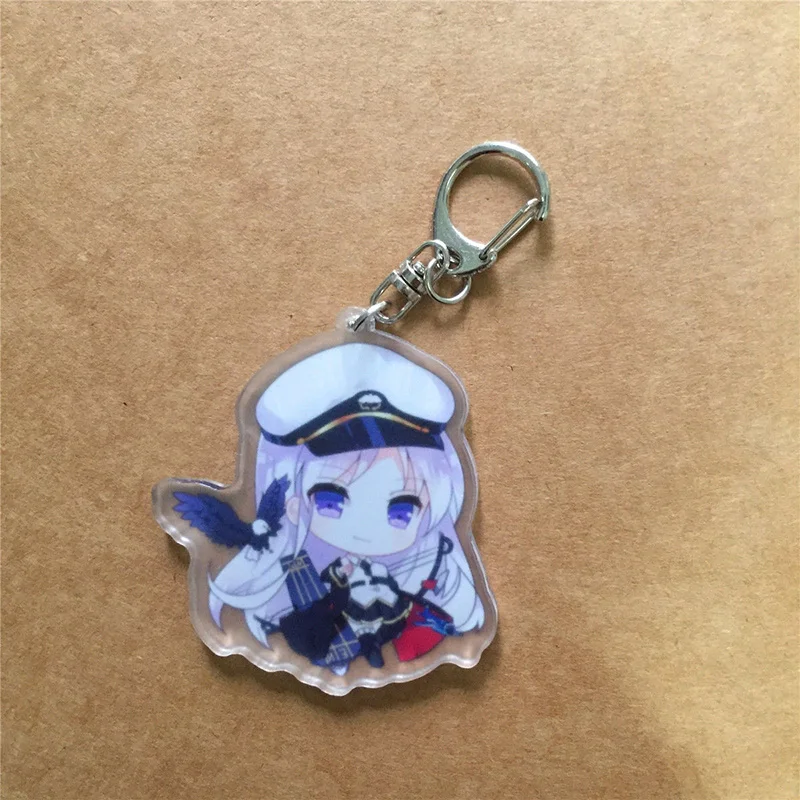 Аниме Azur Line Prinz Eugen милый акриловый брелок для девочек фигурка брелка ключей 6