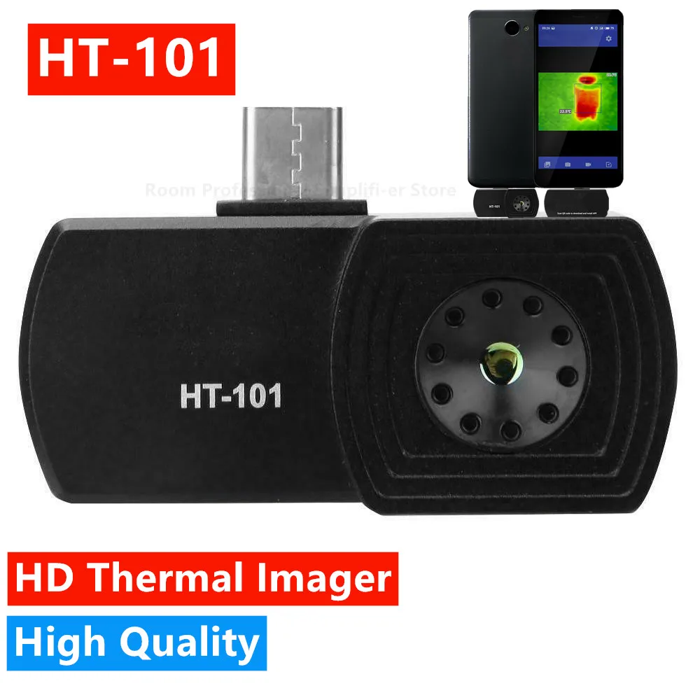 

Mobile Phone Thermal Imaging Camera infrared imager For Android USB Type-C Features Image Device Video Images Recording HT-101