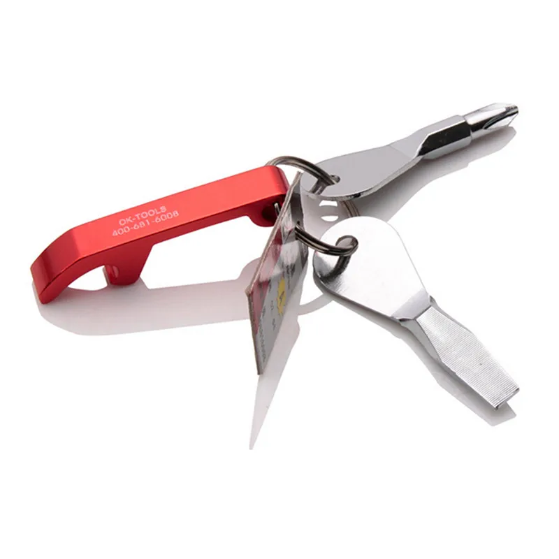 

Portable EDC Mini Bottle Opener Keychain Tools Outdoor EDC Camping Equipment Pocket Lightweight Outdoor Tools
