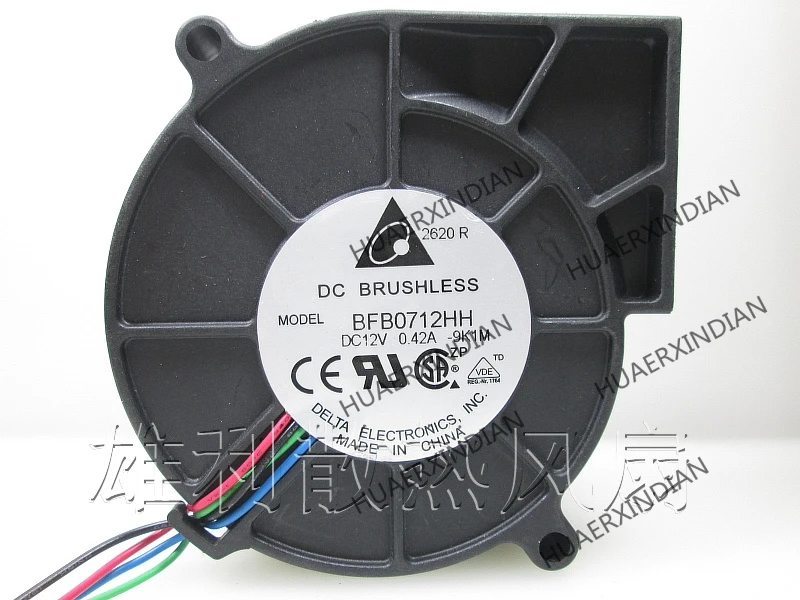 

Original NEW BFB0712HH -9K1M 12V 0.42A 7.5CMCM Motor protection cooling Fan high quality