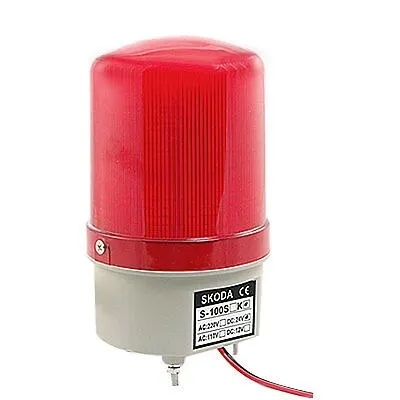 

DC 24V Flashing Red LED Industrial Buzzer Warning Signal Tower Light 90dB